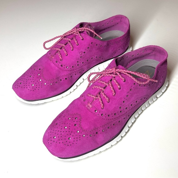 Cole Haan Women’s Zerogrand Wild Aster Pink Lace Up Comfort Shoes Size- 7.5 B - Picture 4 of 11